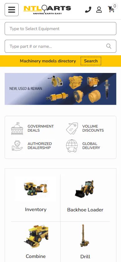 Мобільна версія NTL Parts