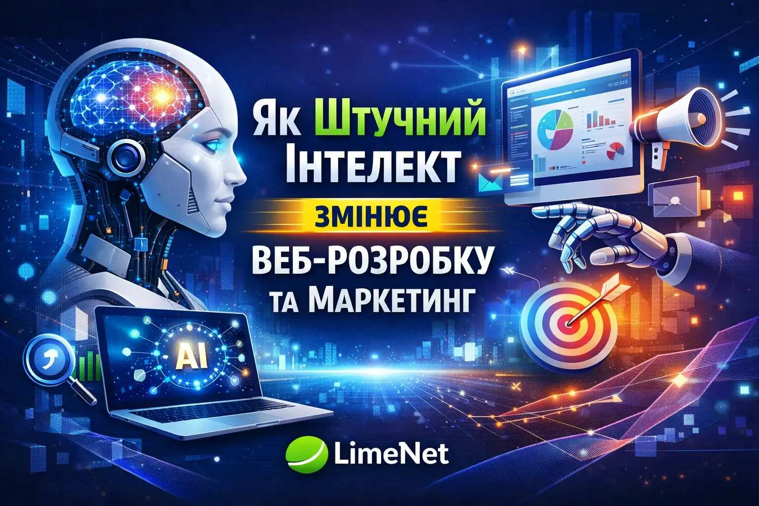 Як штучний інтелект змінить веб-розробку та маркетинг у 2026 році