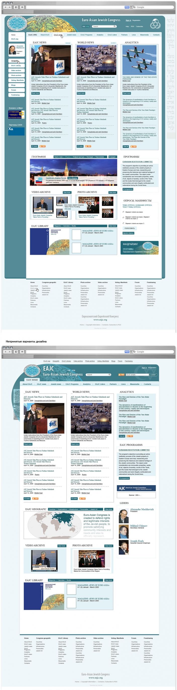 News Portal Development. Limenet Portfolio. ЕАЕК
